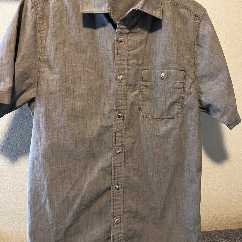 The North Face Gray Casual Button Down Shirt